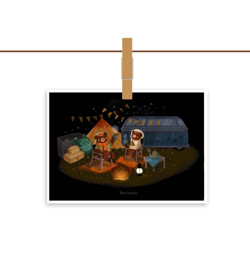 【Star bear】护贝明信片a6 - 卡片/明信片 - 其他材质 