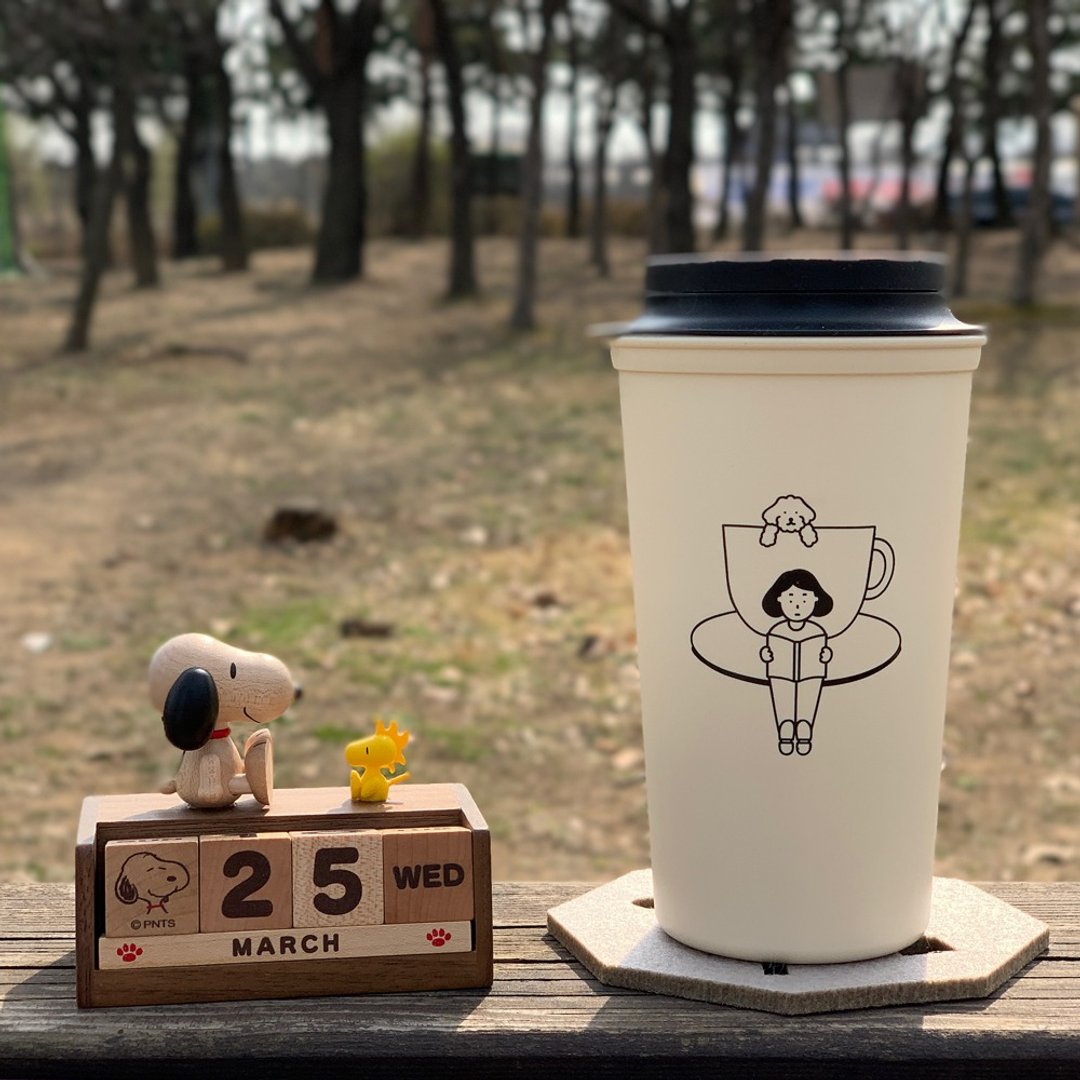 cafe and hof | tumbler (453ml) - 开瓶器/开罐器 - 塑料 白色
