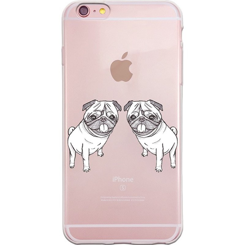 新创系列【左左右右】 -陈孟如 -TPU手机保护壳《iPhone/Samsung/HTC/LG/Sony/小米》 - 手机壳/手机套 - 硅胶 白色