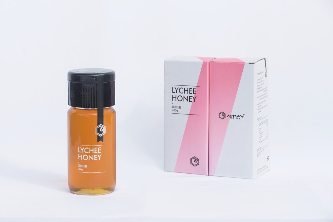 台湾蜂蜜 l 荔枝蜜 700g - 蜂蜜/黑糖 - 玻璃 黄色
