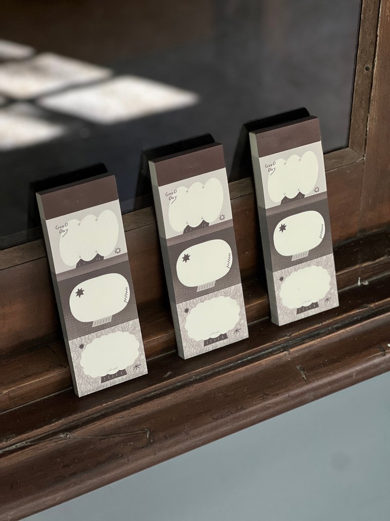 便签本 | The calm tree - 便条纸/标签贴 - 纸 灰色