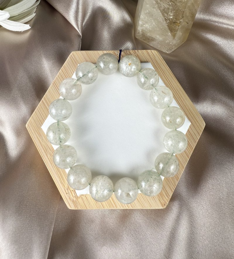 绿云母 水晶手链 稳定安抚 疗愈 释放 能量 重新接纳 礼物 祝福 - 手链/手环 - 水晶 绿色