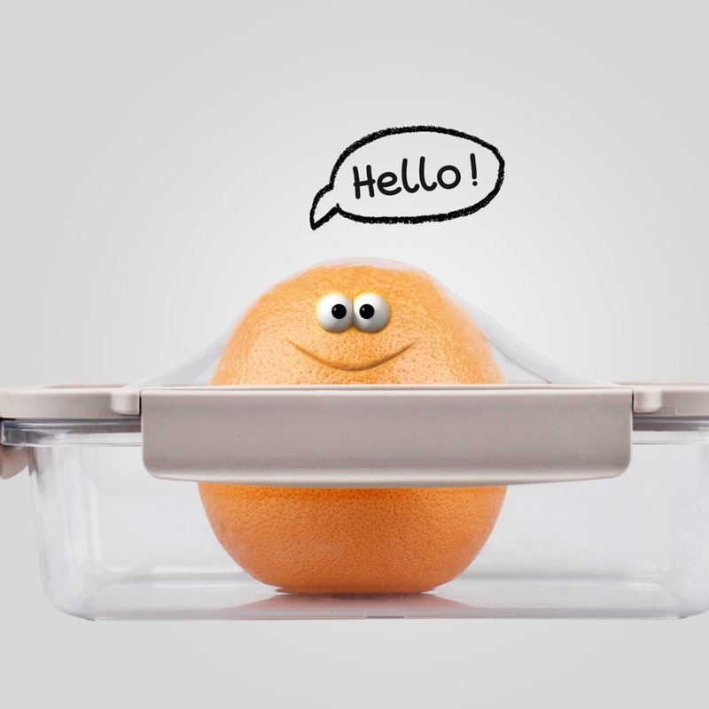 【魔术盖子】首创弹性盒盖 魔术食物盒 | 美国 DeliOne - 便当盒/饭盒 - 硅胶 黑色