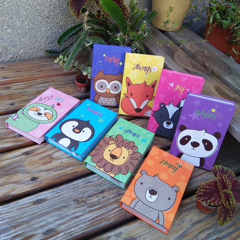 呆萌动物便条 共8款 - 便条纸/标签贴 - 纸 
