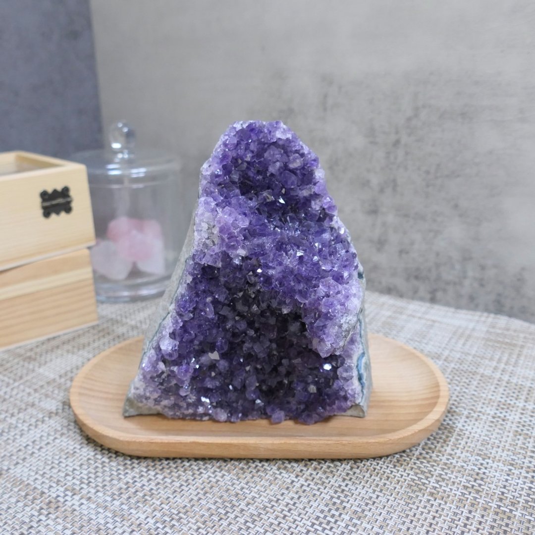 紫水晶座 紫晶镇 - 摆饰 - 水晶 