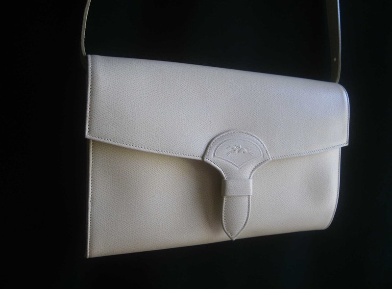 【老时光 OLD-TIME】早期少见二手古董LONGCHAMP肩背包 - 侧背包/斜挎包 - 其他材质 多色