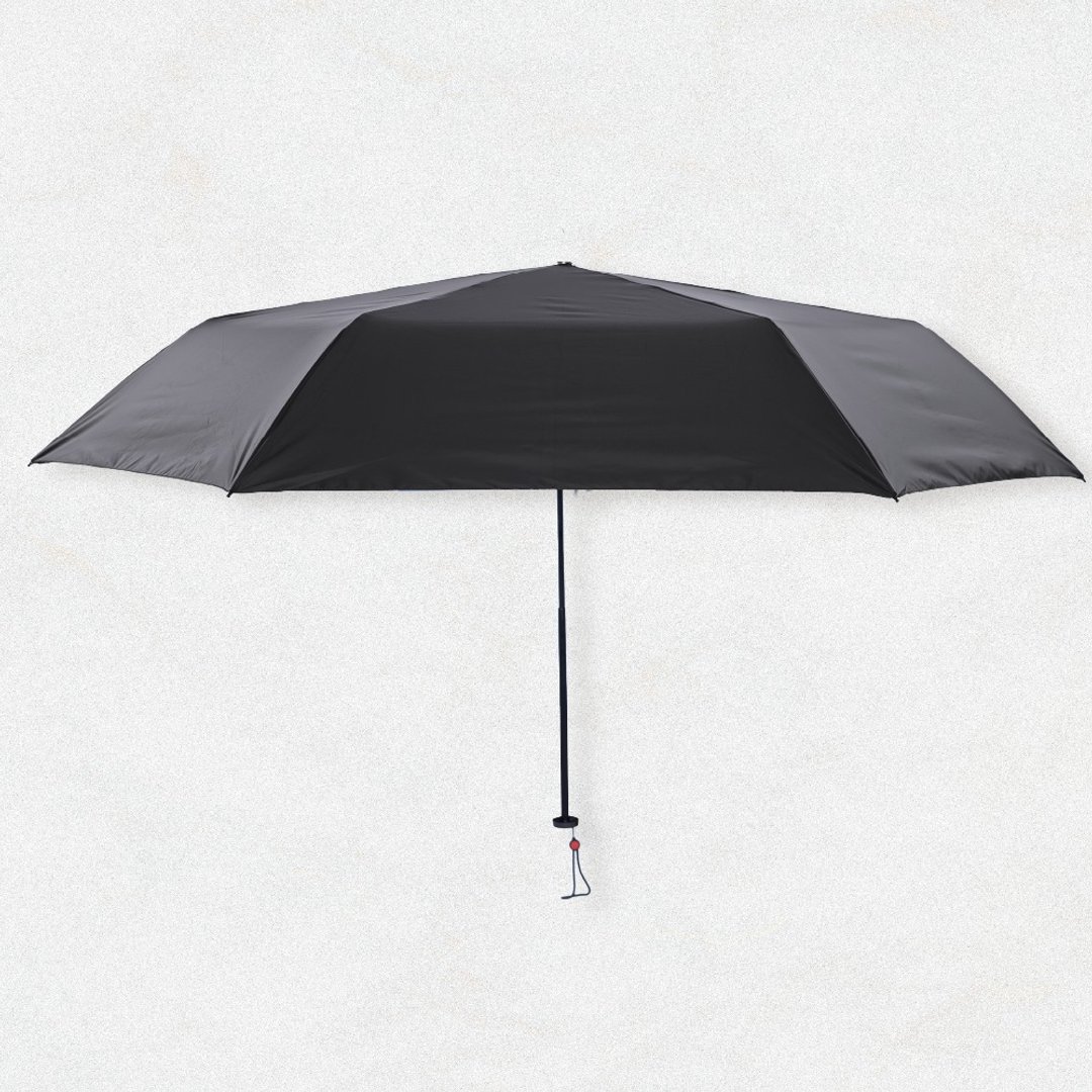 极致伞【经典碳黑】晴雨两用、极细、极轻、抗 UV 99.5% - 雨伞/雨衣 - 碳纤维 黑色