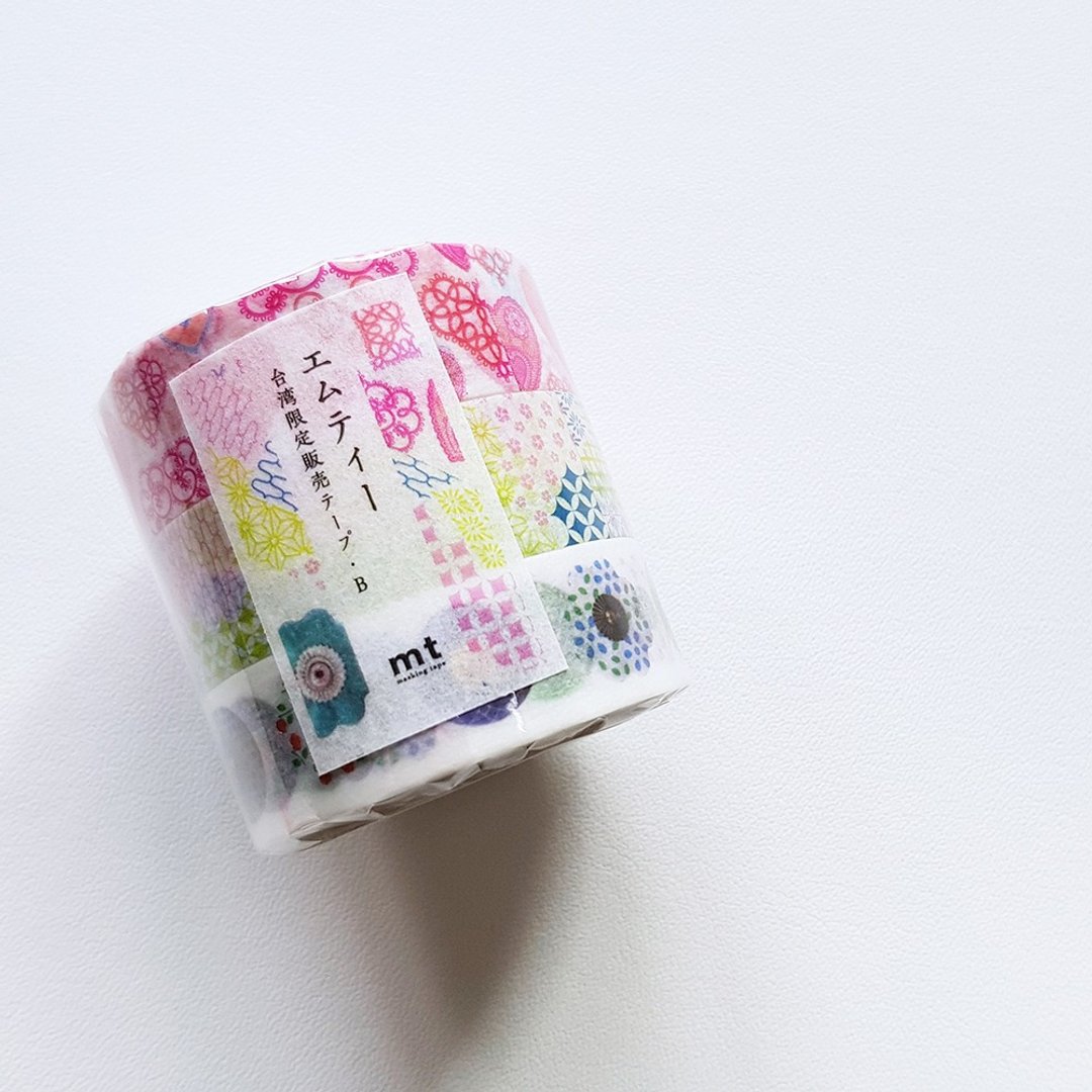 mt 台湾限定款 和纸胶带【B (MT03S02TW)】 - 纸胶带 - 纸 多色