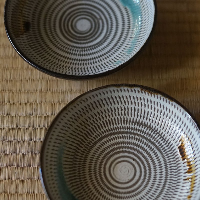 小石原飞刨平钵 - 盘子/餐盘/盘架 - 陶 