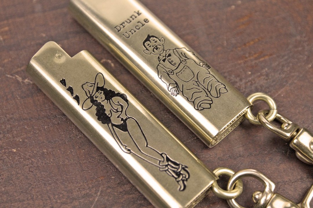 【METALIZE】Cricket/黄铜打火机套-日本W-OKI tattoo联名限定 - 其他 - 铜/黄铜 