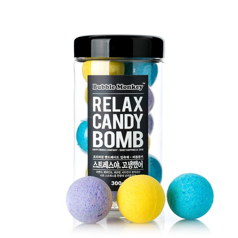 韩国Bubble Monkey | 碳酸浴泡澡球-RELAX - 其他 - 其他材质 蓝色