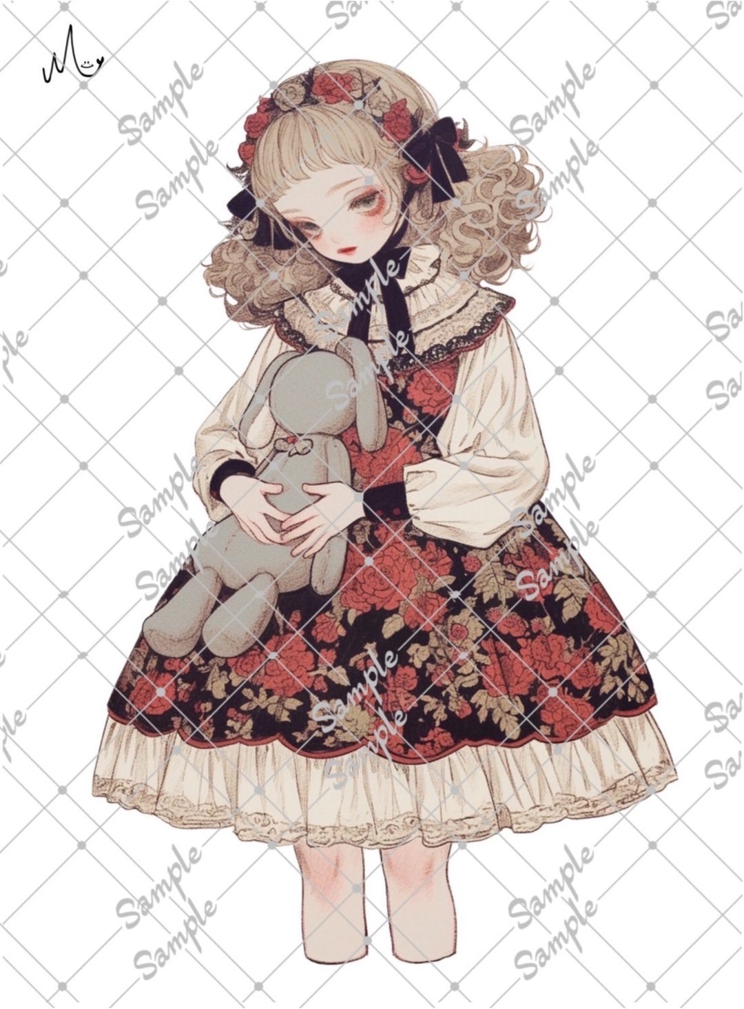 原创人物贴纸 10月新品 - 贴纸 - 纸 