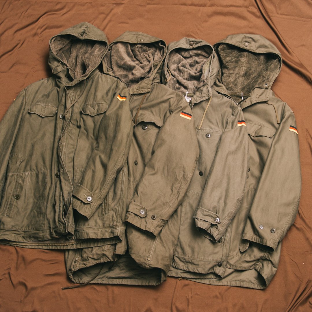德军野战Parka.German Army Parka.古着【初恋贩卖所】Vintage - 男装外套 - 棉 