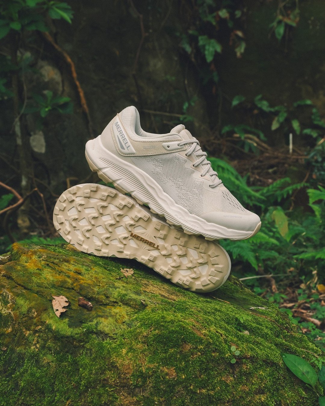 MERRELL ANTORA 4 WP 防水轻量户外越野健行运动鞋 女鞋-奶油白 - 女款运动鞋/球鞋 - 其他材质 