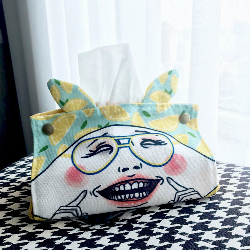 微笑蛋宝 面纸套 纸巾套 - 纸巾盒 - 其他材质 绿色