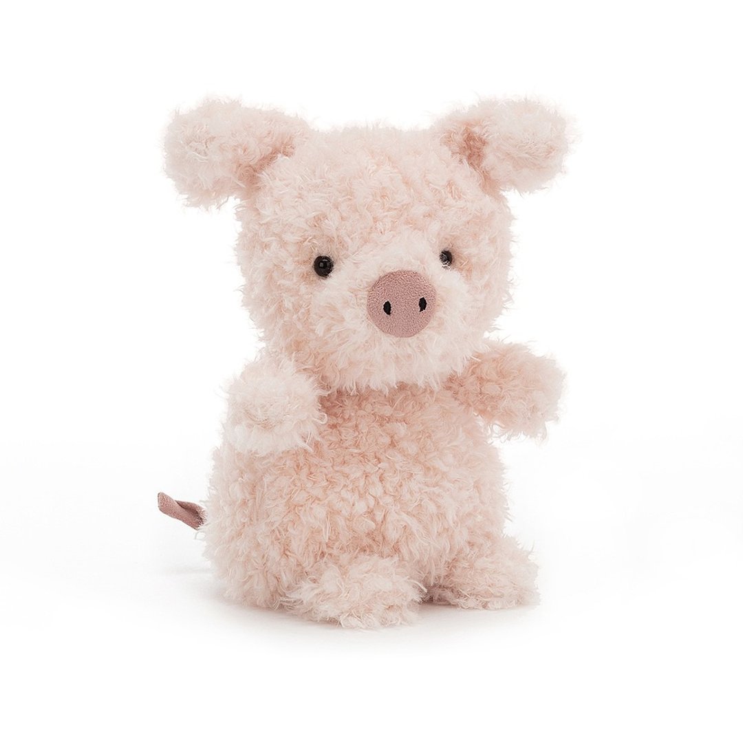 Little Pig 18cm 毛茸茸小猪 - 玩偶/公仔 - 聚酯纤维 粉红色