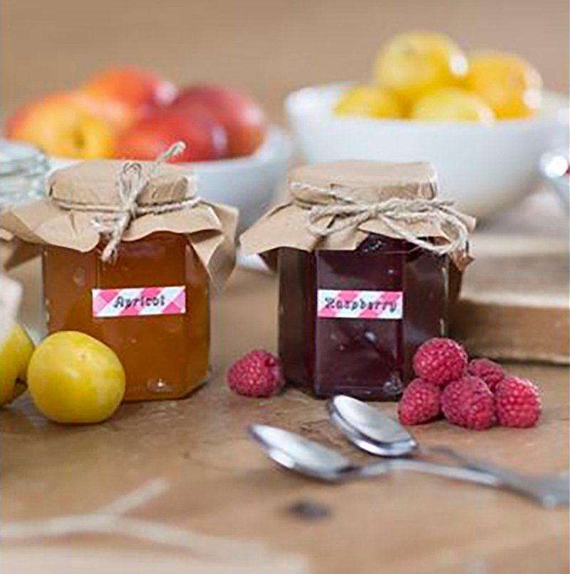 Brother TZe-MP RG31 创意 护贝标签带 ( 12mm 俏红格纹 ) - 其他 - 纸 白色