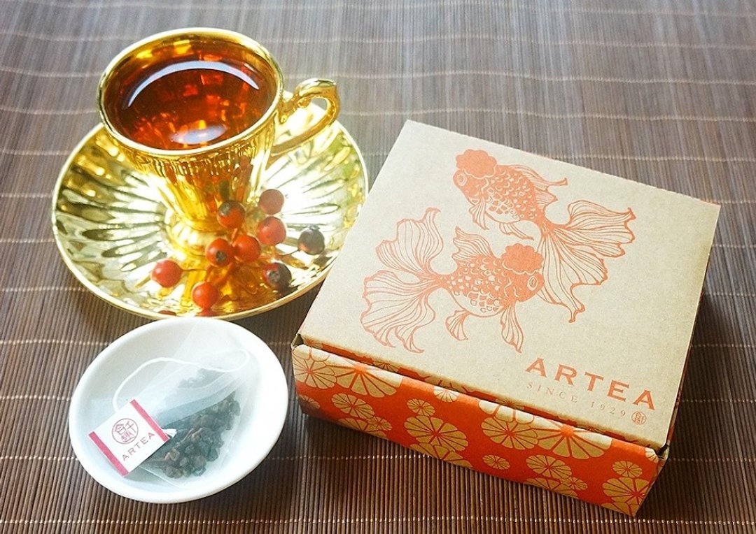 ARTEA小品茶盒-3款精选冷泡茶(原叶立体茶包3gX5包装) - 茶 - 纸 卡其色