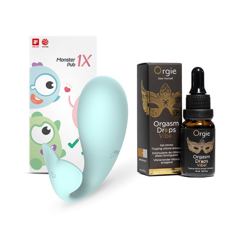 SISTALK小怪兽1X鲸鱼博士+Orgie小金瓶女用快感高潮液15ml - 情趣用品 - 其他材质 