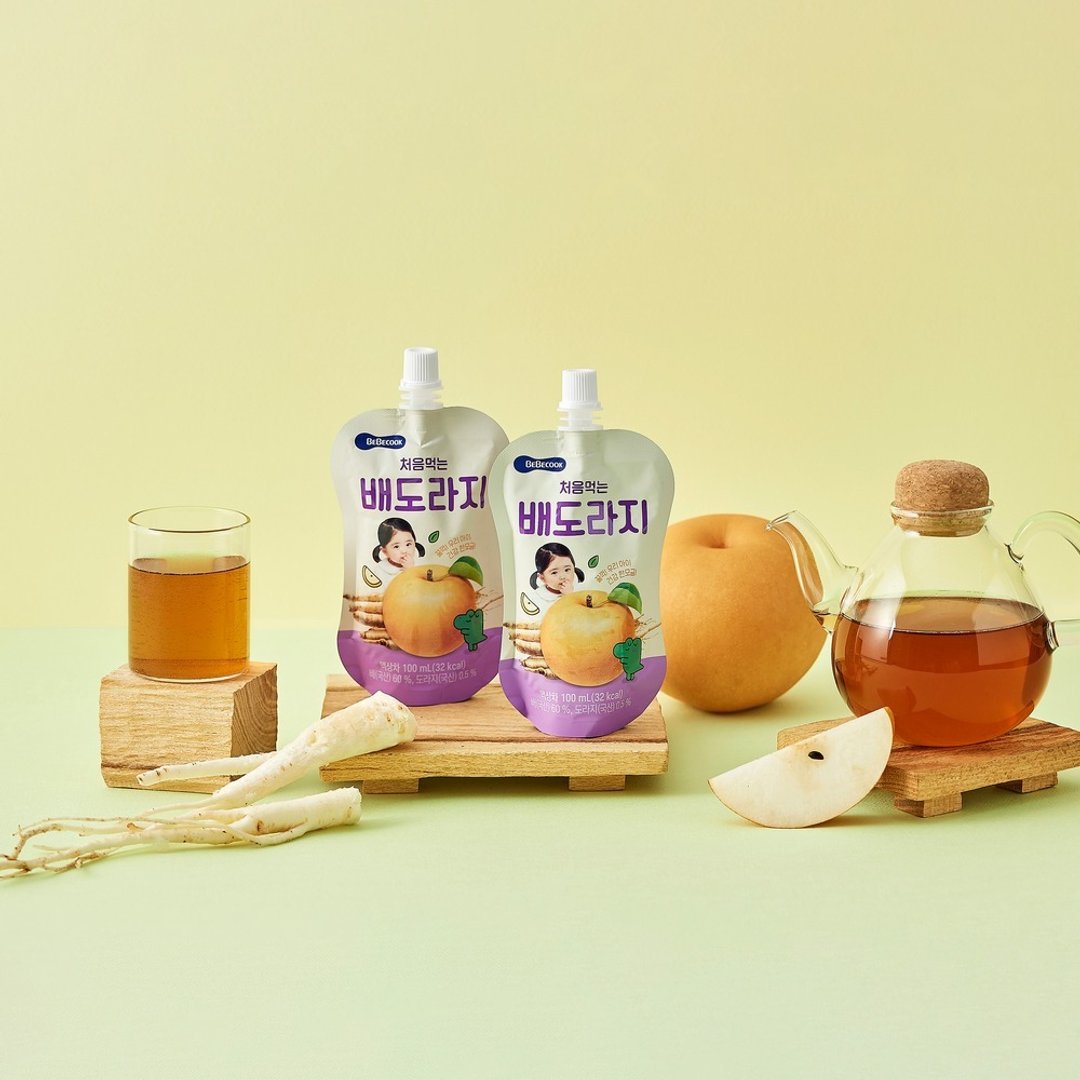 【优惠】韩国【BEBECOOK】宝膳 幼儿雪梨桔梗汁(100ml) - 其他 - 其他材质 蓝色