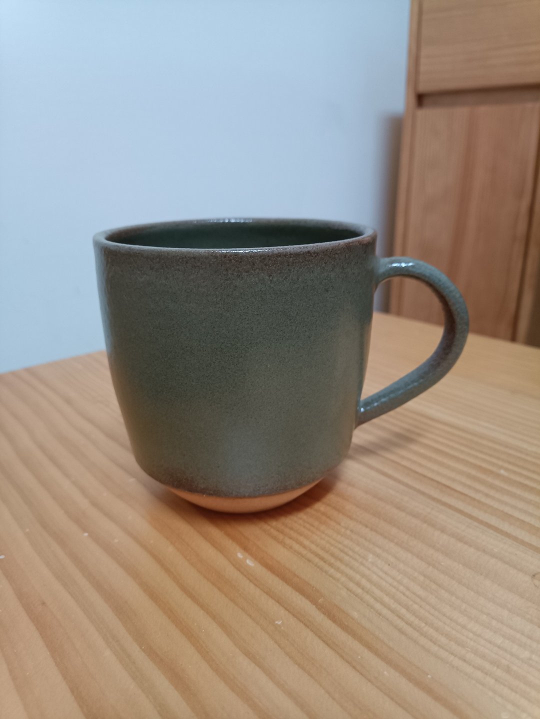 灰绿色马克杯(大) - 其他杯子 - 陶 灰色
