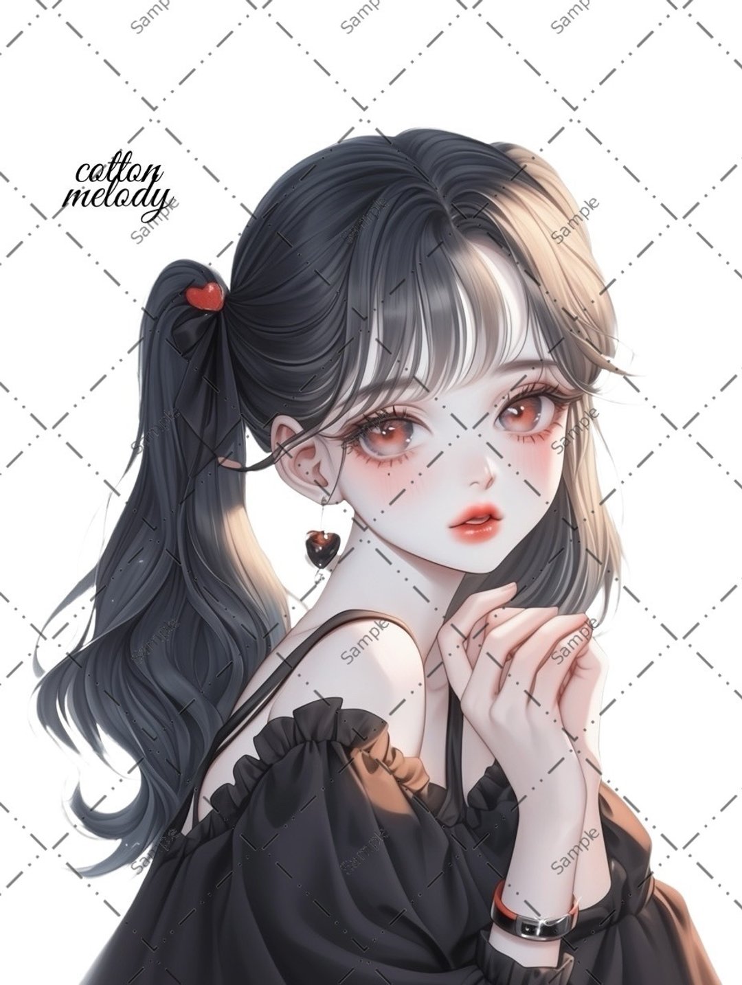 原创贴纸 no.1568 人物贴纸 原创贴纸 人物贴纸 女孩贴纸 原创人物贴纸 - 贴纸 - 纸 