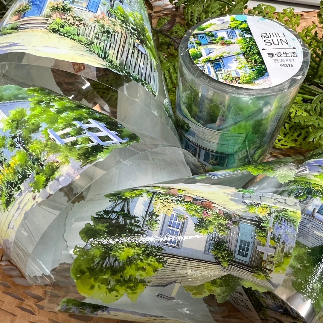389_品川日_享受生活 - 纸胶带 - 塑料 多色