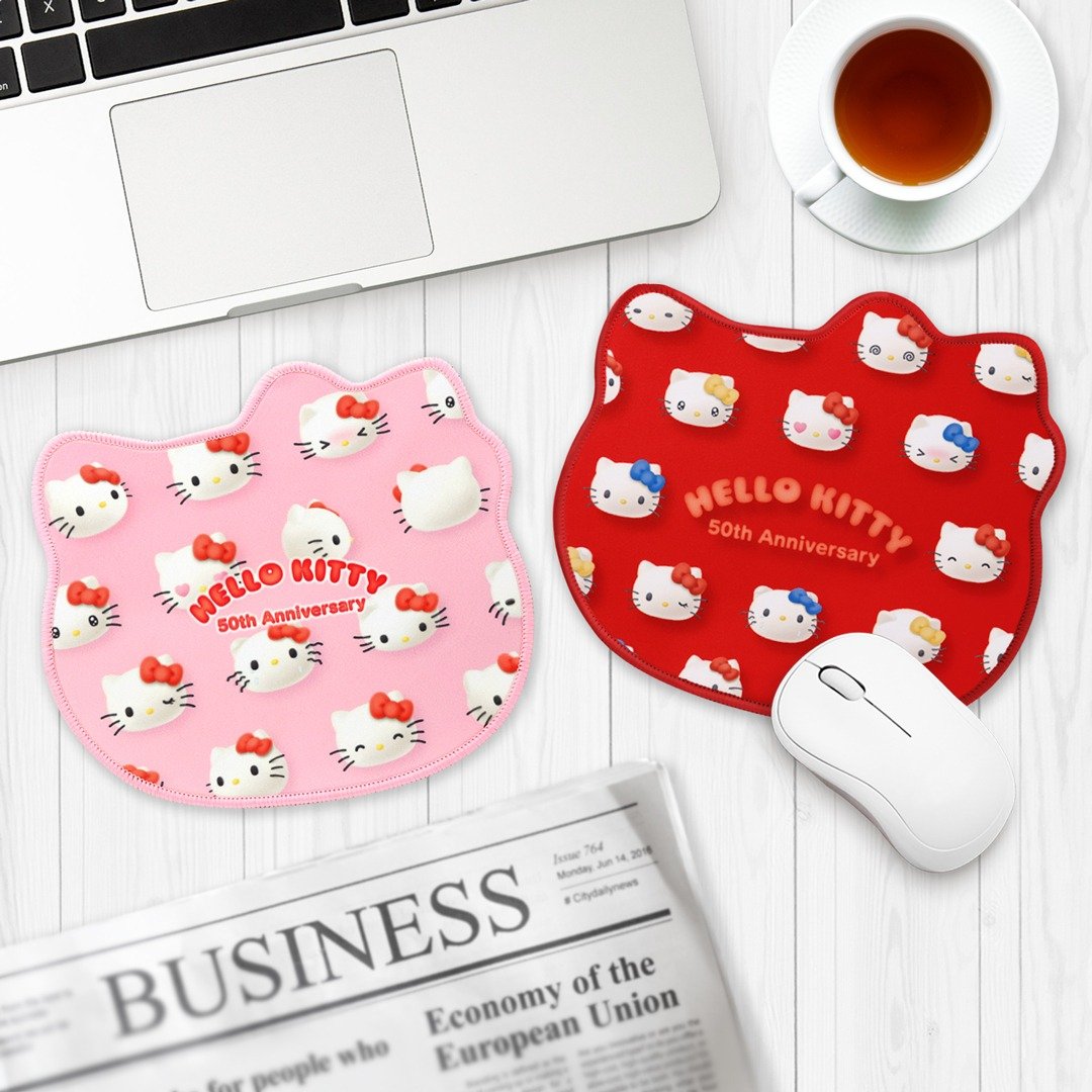GARMMA Hello Kitty 50th 造型鼠标垫 - 鼠标垫 - 其他材质 