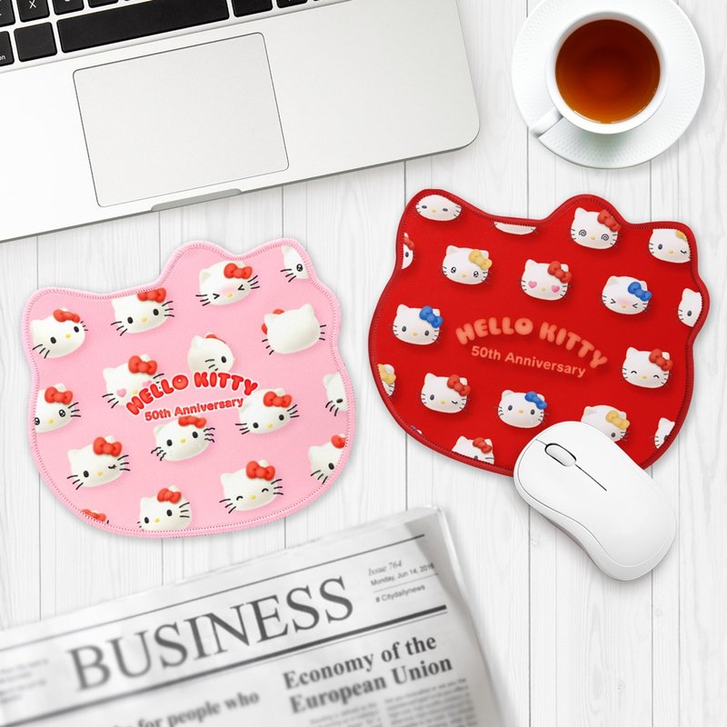 GARMMA Hello Kitty 50th 造型鼠标垫 - 鼠标垫 - 其他材质 