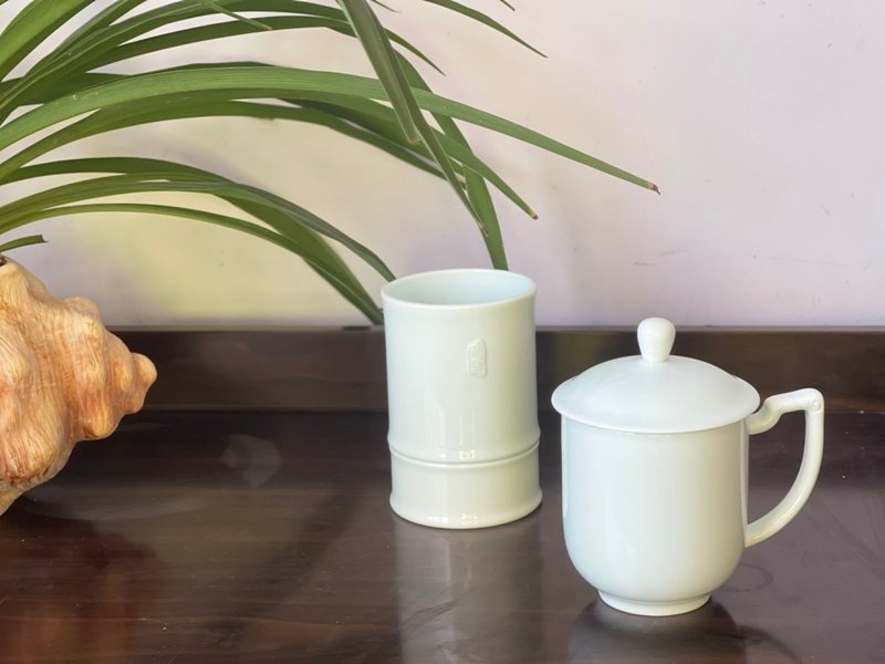 憩 礼盒组  盖杯与笔筒 - 摆饰 - 瓷 透明