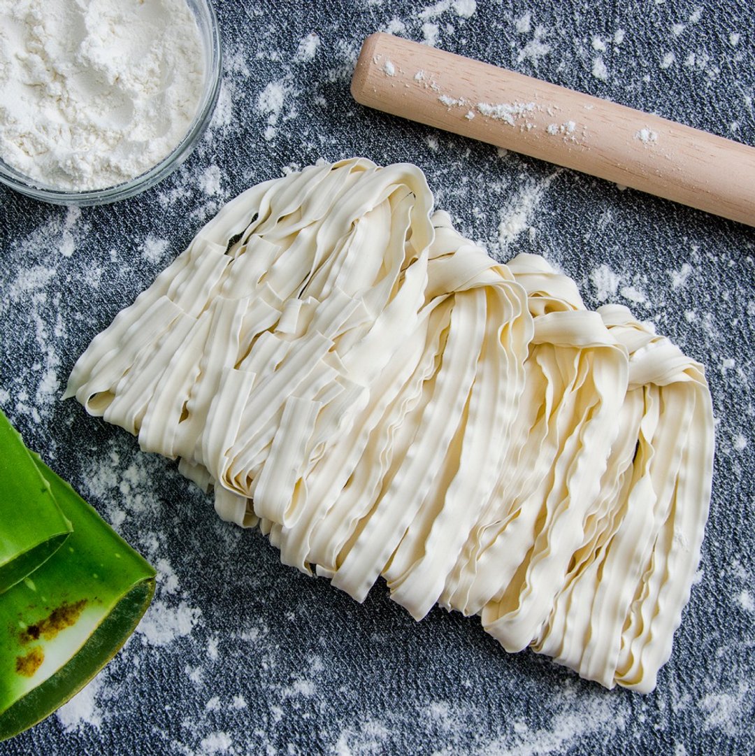 【吴独面】芦荟关庙面 | 原味纯面条(8片入/袋) - 面/面线/米粉 - 其他材质 