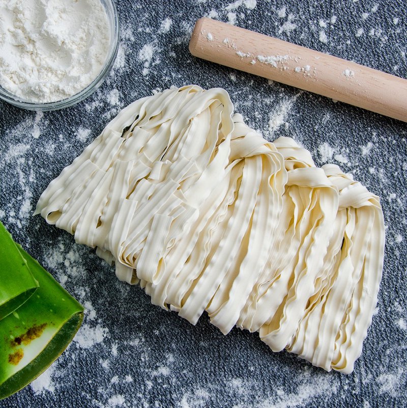 【吴独面】芦荟关庙面 | 原味纯面条(8片入/袋) - 面/面线/米粉 - 其他材质 