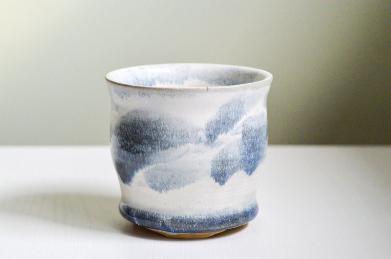 陶盆 | 水墨 | 山水 - 植栽/盆栽 - 陶 蓝色