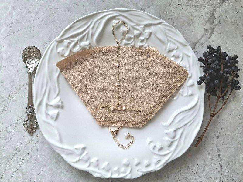 i sea you BOHO 珍珠戒指链－Ring Bracelet－北非、欧洲、伊斯兰 - 手链/手环 - 珍珠 