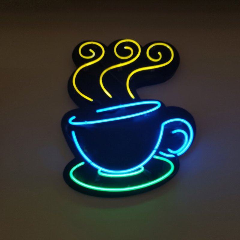 咖啡COFFEE霓虹灯LED发光字Neon Sign广告招牌Logo装饰灯夜灯氛 - 灯具/灯饰 - 压克力 透明