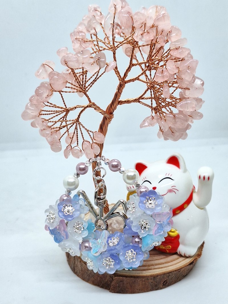 琉璃兰铃花花篮款钥匙包包车褂扣 - 钥匙链/钥匙包 - 琉璃 