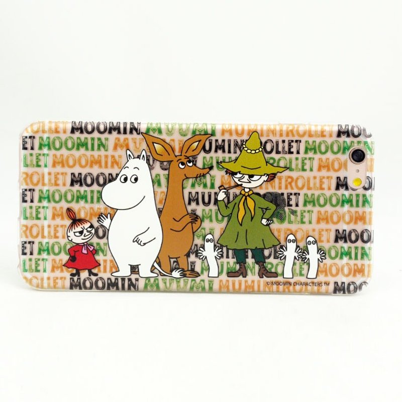 Moomin正版授权-手机壳 空压壳 Moomin 好朋友们 - 手机壳/手机套 - 硅胶 橘色