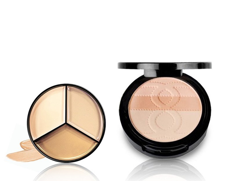 MEILIN 全方位三色遮瑕膏+防晒两用粉饼(3色混搭粉饼) - 防晒 - 其他材质 