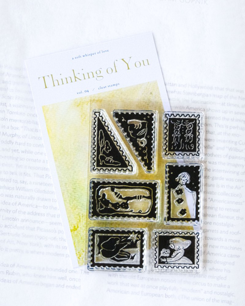 想你了 透明印章组 vol. 04 - 印章/印台 - 硅胶 