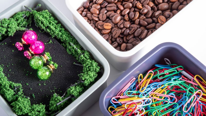 Fabufabu 小型塑胶储物容器防尘矽胶设计 - 收纳用品 - 塑料 多色