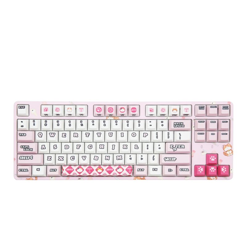 【免运】喵铃铛正版联名机械键盘艾石头FE87 - 电脑配件 - 其他材质 多色