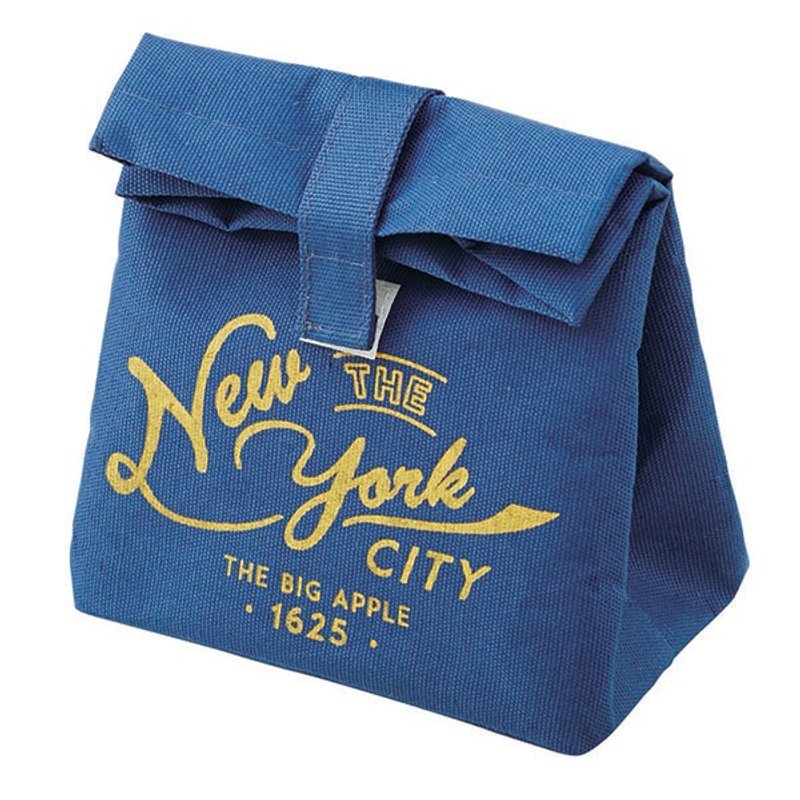 William Stadium - 野餐保冷袋(蓝) - 收纳用品 - 棉．麻 蓝色