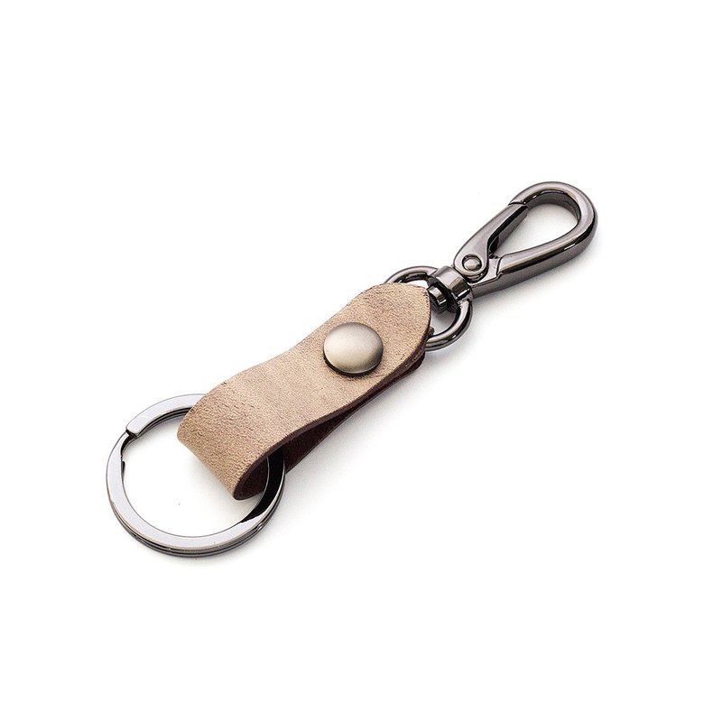 I 雪蜡 I Snow WAX I 钥匙圈 钩子 I  意大利 植鞣 擦蜡 刷蜡 - 钥匙链/钥匙包 - 真皮 咖啡色