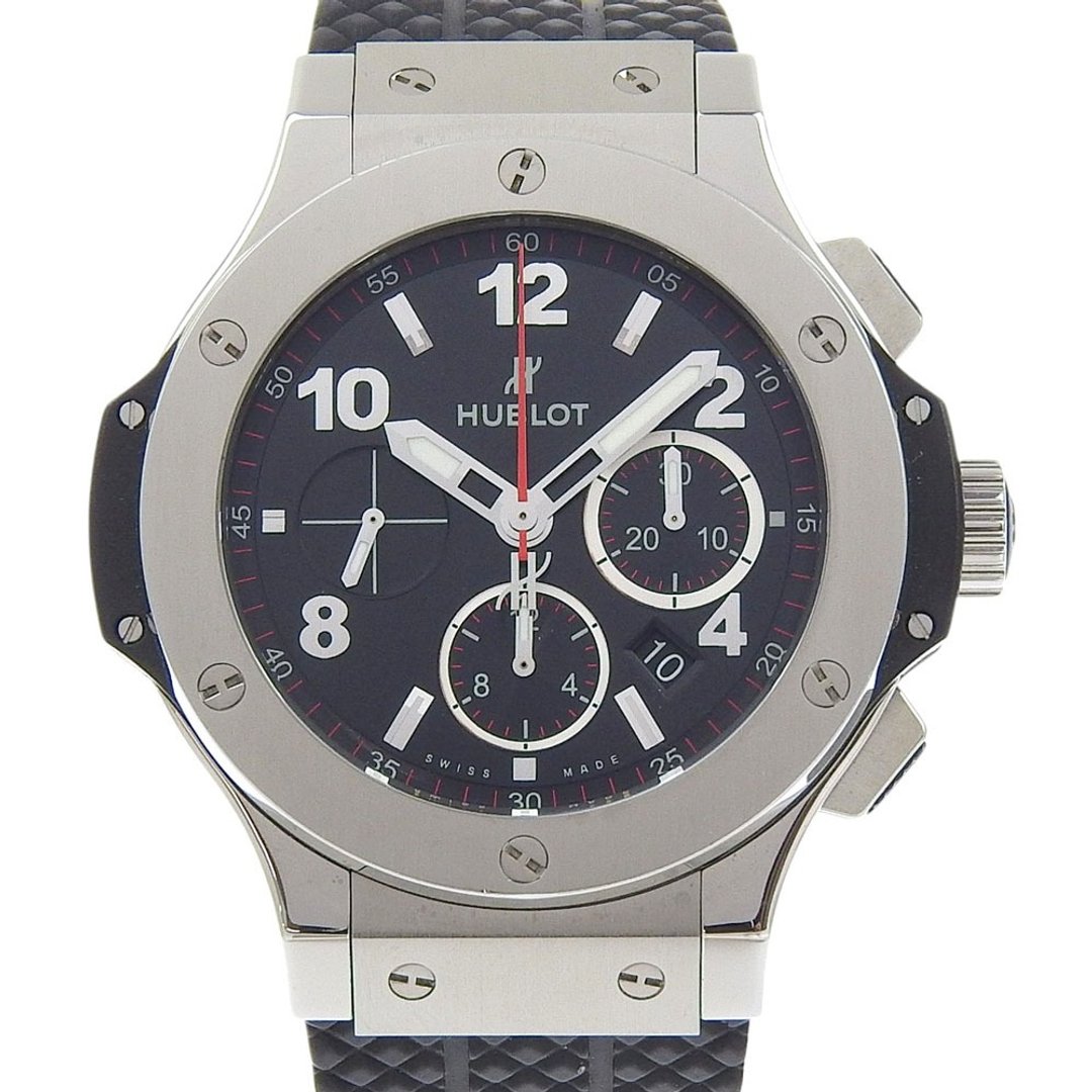 【日本直送】Hublot (宇舶) Big Bang 腕表 301.SX.130.RX 不锈钢x橡胶 自动上链 计时码表 黑色表盘 男士【二手】 - 女表 - 不锈钢 黑色