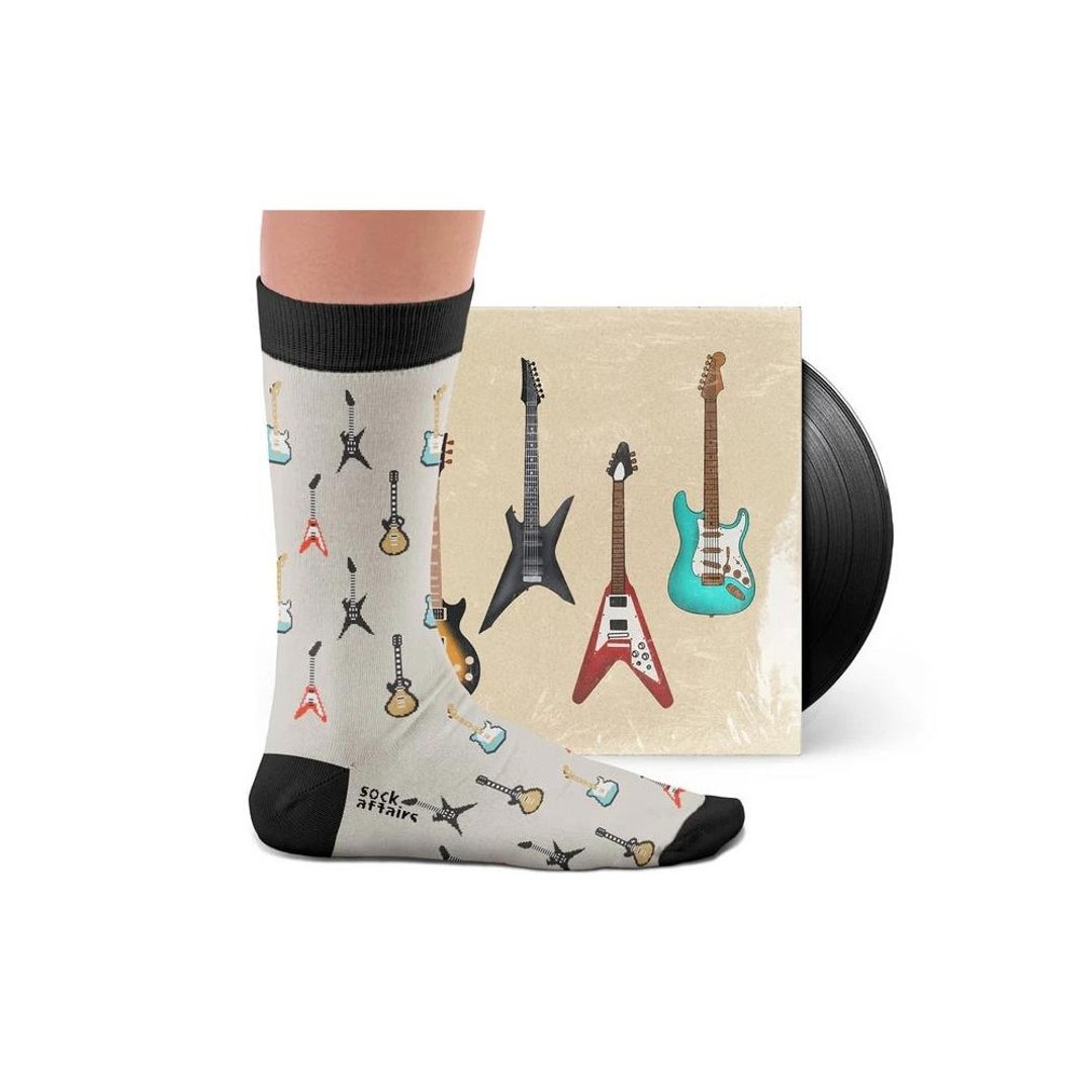 【葡萄牙进口】Six-String Socks 中筒袜 男袜 女袜 - 袜子 - 棉 卡其色