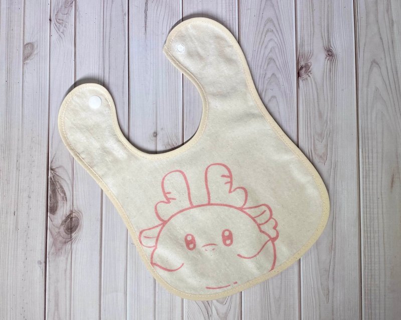 大围兜-龙金好-粉红 - 围嘴/口水巾 - 棉．麻 