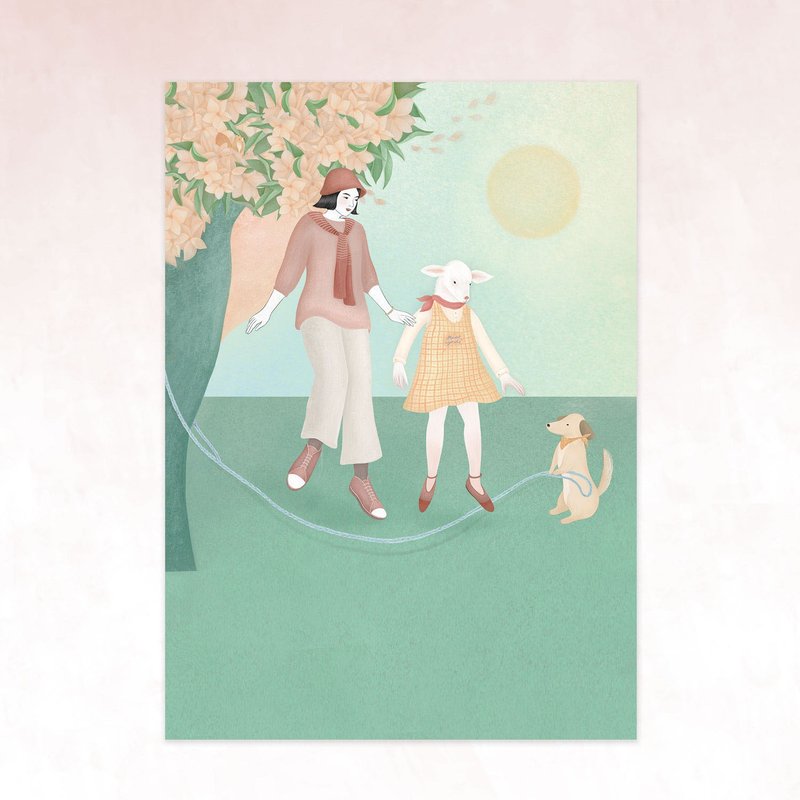 梦纪 ⁄  3月 / 画卡 - 卡片/明信片 - 纸 多色