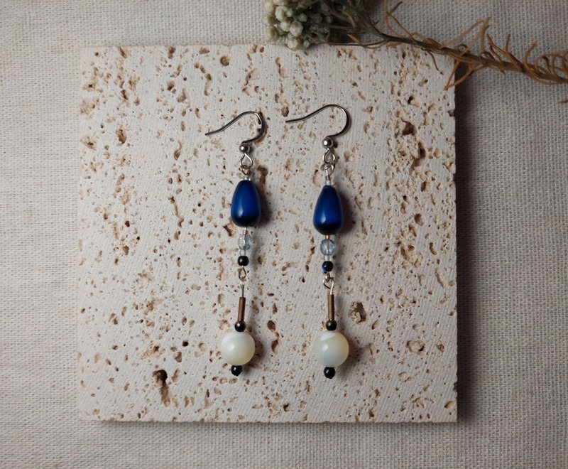 浮云年代耳环 耳勾 耳针 耳夹 - 耳环/耳夹 - 宝石 