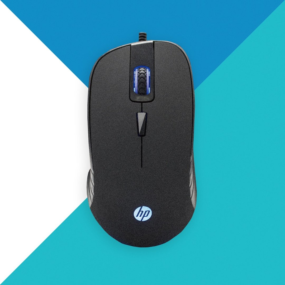HP 有线电竞鼠标 G100 - 电脑配件 - 塑料 黑色