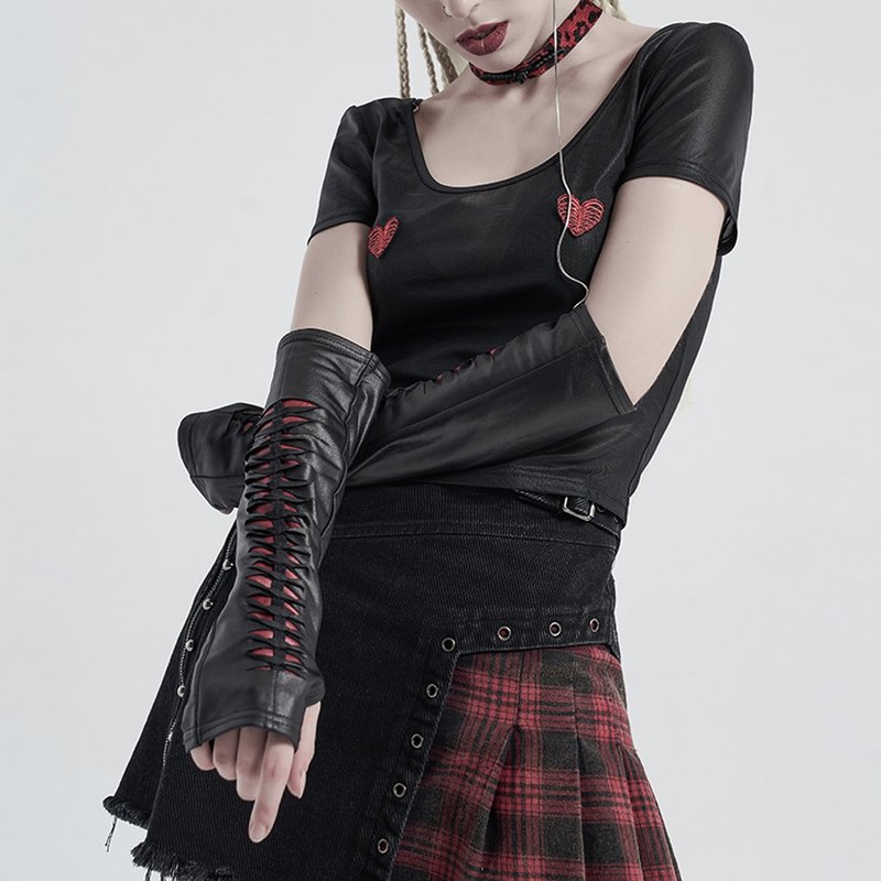 哥德沙罗曼蛇火焰袖套 - 手套 - 其他材质 黑色